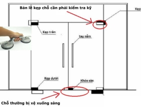 Hướng dẫn chi tiết cách sửa cửa kính cường lực bị xệ
