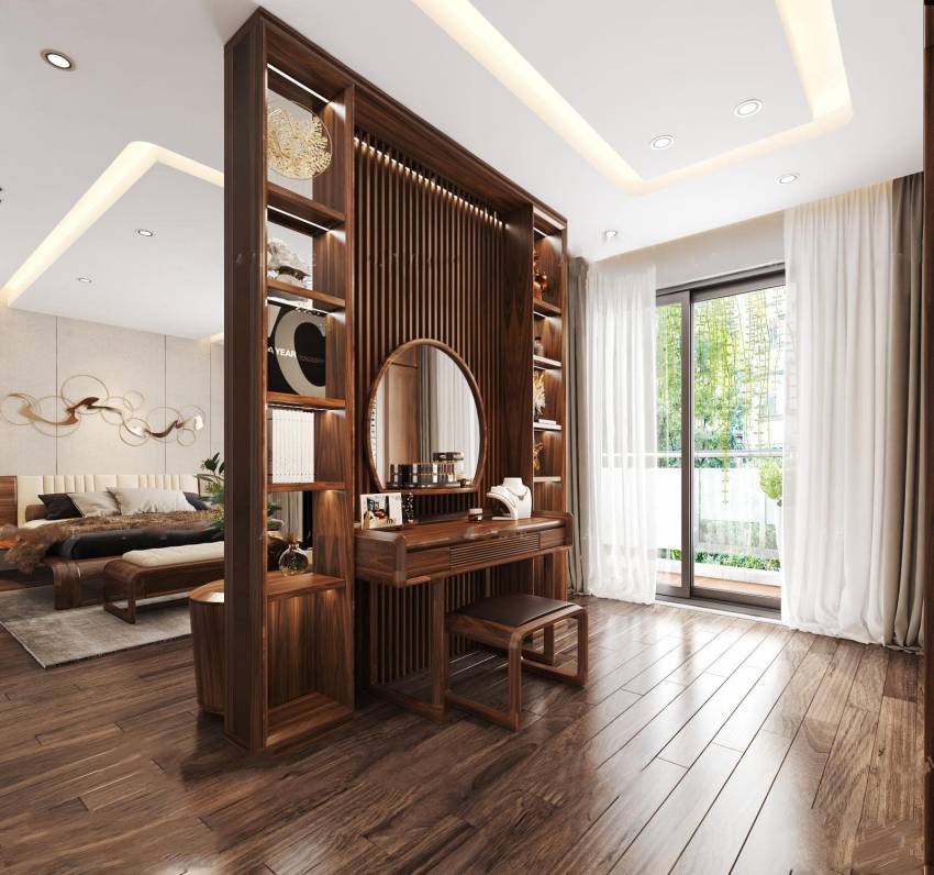 45 mẫu vách ngăn trang trí phòng khách tuyệt đẹp