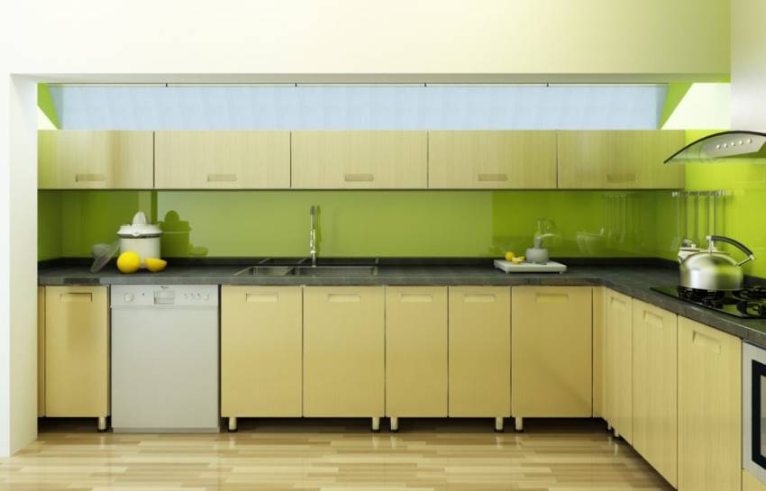 các màu kính sơn ốp bếp cường lực