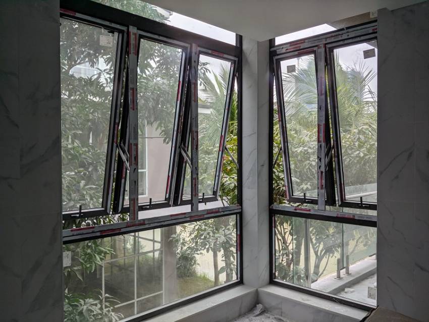 Cửa sổ nhôm xingfa nhập khẩu mở hất