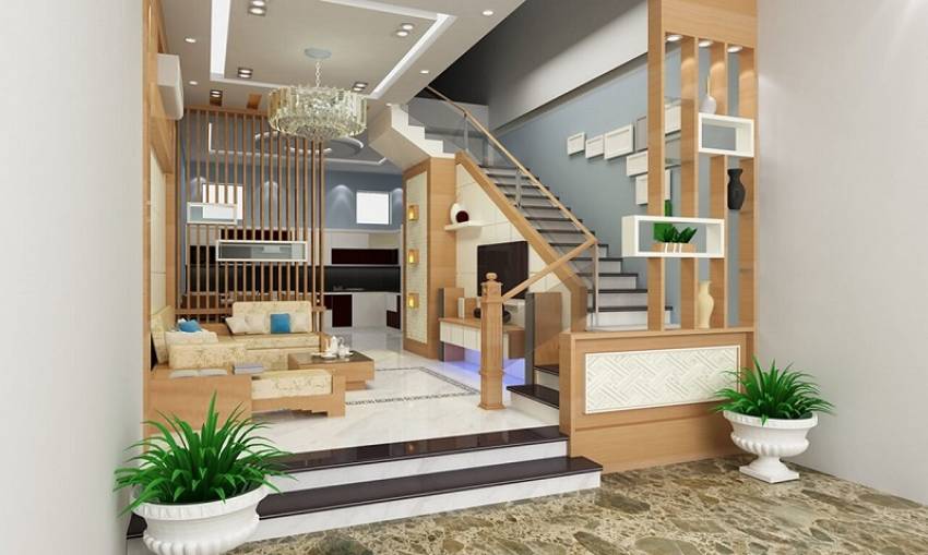 kích thước vách ngăn phòng khách