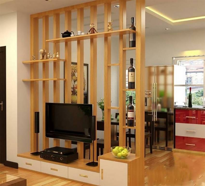 kích thước vách ngăn phòng khách