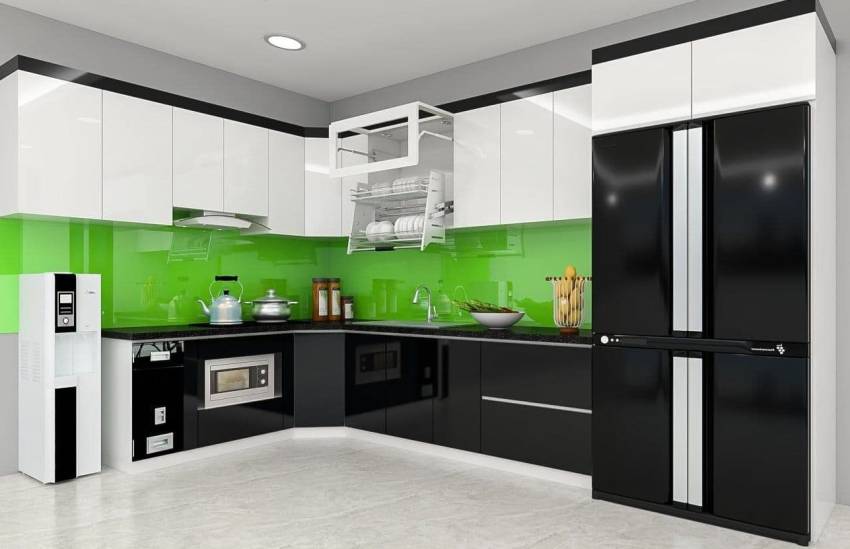 THI CÔNG KÍNH SƠN ỐP BẾP