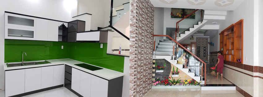 THI CÔNG KÍNH SƠN ỐP BẾP