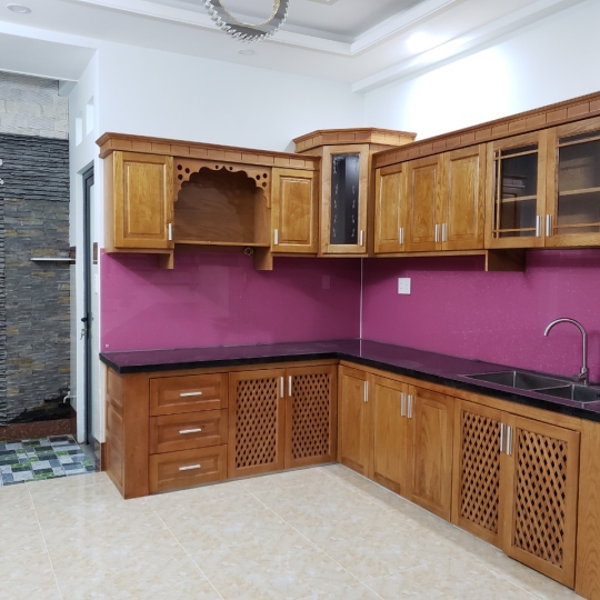 Kính sơn ốp bếp  5 Ly Cường Lực