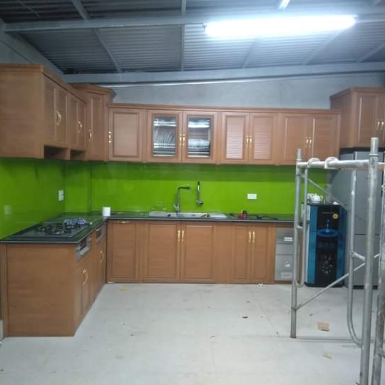 Kính sơn ốp bếp  5 Ly Cường Lực