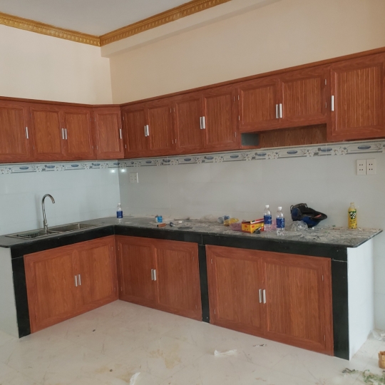 Tủ bếp Lá hộp mẫu 03